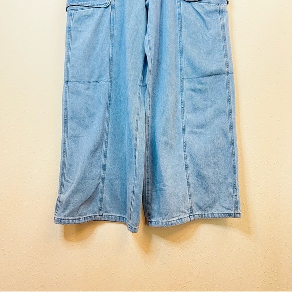 Circus by Sam Edelman Blue Parachute Wide Leg Jeans Size Small NWT - Picture 6 of 14